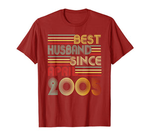 Funny shirts V-neck Tank top Hoodie sweatshirt usa uk au ca gifts for Mens 14th Wedding Anniversary Gifts Husband Since April 2005 Tee 2343529
