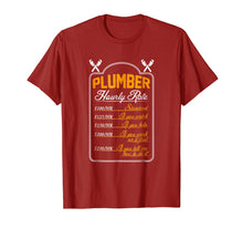 Load image into Gallery viewer, Funny shirts V-neck Tank top Hoodie sweatshirt usa uk au ca gifts for Plumber Hourly Rate T Shirt - Funny Plumber T Shirt 277948
