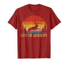 Load image into Gallery viewer, Retro vintage save the Jackalope tshirt for camping-lovers, T-Shirt 169265
