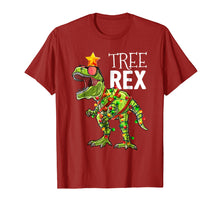 Load image into Gallery viewer, Funny shirts V-neck Tank top Hoodie sweatshirt usa uk au ca gifts for Tree Rex Christmas Shirt T Rex Dinosaur Christmas Gift Boys 855261
