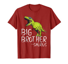 Load image into Gallery viewer, Funny shirts V-neck Tank top Hoodie sweatshirt usa uk au ca gifts for Big Brother-saurus Dinosaur Gift Shirt for Toddler and Boy 457893
