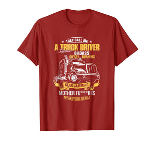 Funny shirts V-neck Tank top Hoodie sweatshirt usa uk au ca gifts for Funny Trucker Driver Shirt I Am A Trucker Gifts Husband Dad 919756