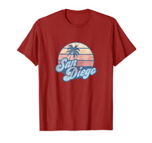 Load image into Gallery viewer, San Diego California CA T Shirt Vintage 70s Retro Surfer Tee
