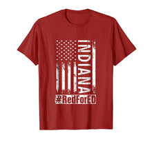 Load image into Gallery viewer, Funny shirts V-neck Tank top Hoodie sweatshirt usa uk au ca gifts for Red for Ed Teacher Indiana Vintage T-Shirt 1301223
