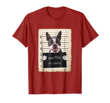 Load image into Gallery viewer, Funny shirts V-neck Tank top Hoodie sweatshirt usa uk au ca gifts for Boston terrier dog mug shot bad dog Shirt 1378769
