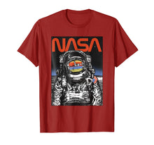 Load image into Gallery viewer, NASA Astronaut Moon Reflection Vintage Retro Graphic T-Shirt
