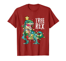 Load image into Gallery viewer, Christmas Shirts For Boys Kids Dinosaur Tree Rex Pajamas Men
