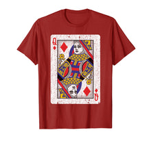 Load image into Gallery viewer, Funny shirts V-neck Tank top Hoodie sweatshirt usa uk au ca gifts for Queen of Diamonds Poker Lover Gifts Playing Card T-Shirt 4108086
