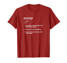 Load image into Gallery viewer, Poppy Definition T Shirt - Funny Father&#39;s Day Gift Tee-230126
