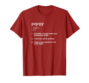 Poppy Definition T Shirt - Funny Father's Day Gift Tee-230126