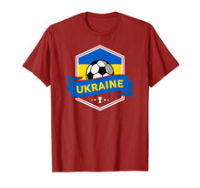Load image into Gallery viewer, Ukraine Soccer T Shirt Ukrainian Team Ball Flag Gift 2020 T-Shirt-3201705
