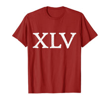 Load image into Gallery viewer, Trump 45 XLV Roman Numerals Presidential Reelection Gift T-Shirt
