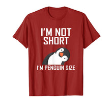 Load image into Gallery viewer, I&#39;m not short I&#39;m penguin size T-Shirt-247389

