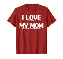 Load image into Gallery viewer, Funny shirts V-neck Tank top Hoodie sweatshirt usa uk au ca gifts for Funny Gaming I Love My Mom Video Games Apparel, Boys Gamer T-Shirt 913508
