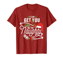 Load image into Gallery viewer, Funny shirts V-neck Tank top Hoodie sweatshirt usa uk au ca gifts for I Can Get You On Santa Naughty List Funny Christmas Gift T-Shirt 804497
