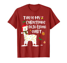 Load image into Gallery viewer, This Is My Christmas Llama Pajama Pyjama Top Christmas Gifts T-Shirt

