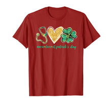 Load image into Gallery viewer, Stethoscope Love Shamrock Nurse St Patrick&#39;s Day Gifts TShirt126597
