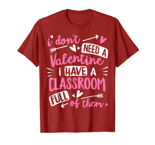 Load image into Gallery viewer, Teacher Valentines Day Funny Classroom School Gift Women Men T-Shirt-1193716
