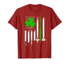 Load image into Gallery viewer, American Flag Shamrock Nurse St Patrick&#39;s Day Gifts TShirt466086
