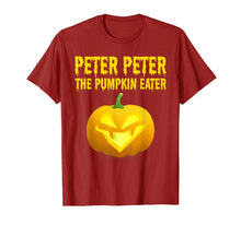 Load image into Gallery viewer, Mens Couples Halloween Costumes For Men Peter Peter Pumpkin Eater T-Shirt
