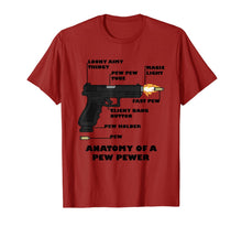 Load image into Gallery viewer, Anatomy of a Pew Pewer Ammo and Gun Amendment Meme Lovers T-Shirt-119520
