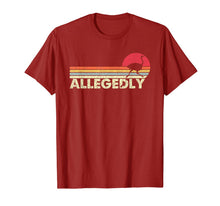 Load image into Gallery viewer, Funny Allegedly Ostrich Shirt Flightless Bird Lovers Gift T-Shirt-158625
