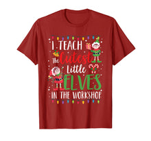 Load image into Gallery viewer, Teacher Christmas Gift I Teach Cutest Elves In The Workshop T-Shirt-1880709
