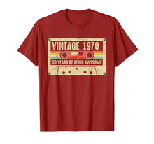 Load image into Gallery viewer, Vintage 1970 Made in 1970 50th birthday 50 years old Gift T-Shirt-1003234
