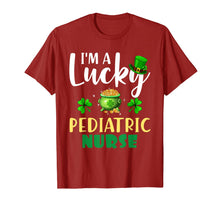 Load image into Gallery viewer, St Patrick&#39;s Day Gifts I&#39;m A Lucky Pediatric nurse T-Shirt-1767166
