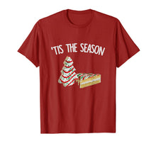 Load image into Gallery viewer, The Season Little Debbie Christmas Tree Snack Cake T-Shirt

