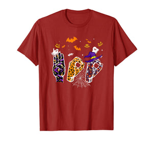 Pride ASL Boo Halloween costume tee, funny Sign Language T-Shirt