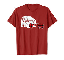 Load image into Gallery viewer, Funny shirts V-neck Tank top Hoodie sweatshirt usa uk au ca gifts for Red Plaid Granny Bear Two Cubs Matching Buffalo Pajama Xmas T-Shirt 1361937
