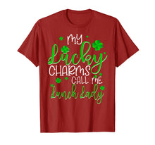 Load image into Gallery viewer, My Lucky Charms Call Me Lunch Lady St Patrick&#39;s Day Gifts T-Shirt-663158
