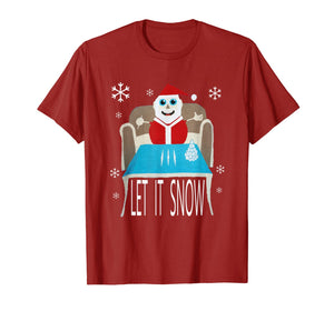 Santa Cocaine let it snow christmas sweater Gifts T-Shirt-351525