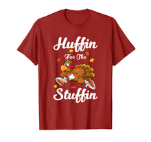 Load image into Gallery viewer, Funny shirts V-neck Tank top Hoodie sweatshirt usa uk au ca gifts for Huffin For The Stuffin Thanksgiving Turkey Trot 5k Race T-Shirt 162308
