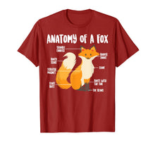 Load image into Gallery viewer, Anatomy Of A Fox | Cute Sweet Carnivore Funny Animal Gift T-Shirt-815890
