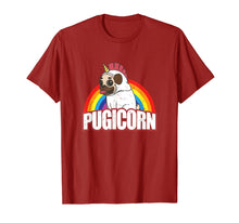 Load image into Gallery viewer, Pugicorn Pug Unicorn Gift For Dog Lovers  T-Shirt
