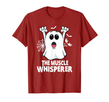 Load image into Gallery viewer, Massage Therapist Muscle Whisperer Ghost Fun Halloween Gift T-Shirt
