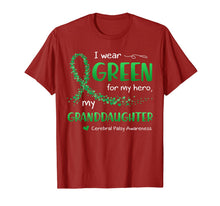 Load image into Gallery viewer, I Wear Green For My Granddaughter Cerebral Palsy Awareness T-Shirt-4105126
