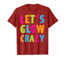 Load image into Gallery viewer, Retro Colorful Party Outfit - Let's Glow Crazy T-Shirt-446451
