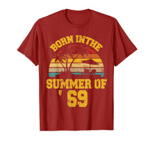 Load image into Gallery viewer, Vintage 50th Birthday Summer Of 69 Shirt 1969 Birthday Gifts T-Shirt 220844
