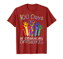 Load image into Gallery viewer, 100 Days Of Embracing Differences IEP 100th Day Of School T-Shirt-2025123
