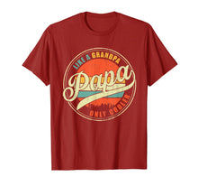 Load image into Gallery viewer, Dad gifts Papa like a Grandpa only Cooler Dad - Grandpa gift T-Shirt-866714
