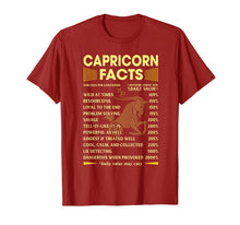 Load image into Gallery viewer, Capricorn Facts Zodiac Funny Capricorn Birthday Gift T-Shirt-2474782
