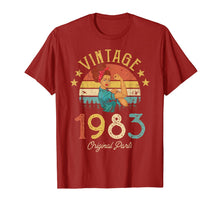 Load image into Gallery viewer, Vintage 1983 Made in 1983 36th birthday 36 years old Gift T-Shirt

