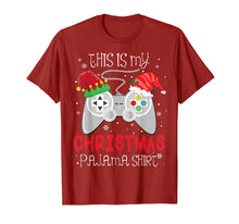 Load image into Gallery viewer, This Is My Christmas Pajama Gamer Video Game Lover Santa Hat T-Shirt
