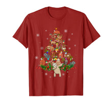 Load image into Gallery viewer, Sloth Christmas Tree Lights Funny Sloth Xmas Gift T-Shirt
