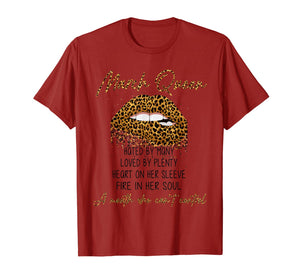 Sexy Biting Leopard Lips Gifts March Queen Loved By Plenty TShirt1011816