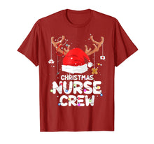 Load image into Gallery viewer, Funny shirts V-neck Tank top Hoodie sweatshirt usa uk au ca gifts for Christmas Nurse Crew Santa Hat Reindeer Merry Christmas gift T-Shirt 266284
