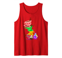 Load image into Gallery viewer, Tea Cups Alice Tea Party Wonderland Card Tank Top 880926

